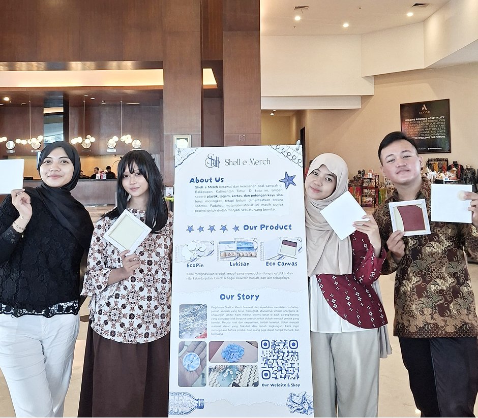 Pamerkan Suvenir Ramah Lingkungan, Shell E Merch ITK Curi Perhatian Biro Se-Indonesia di Novotel Balikpapan